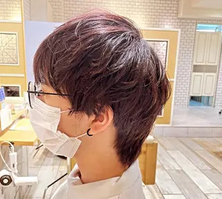カラー メンズ すげさやか ✨メンズカットパーマのヘアスタイル