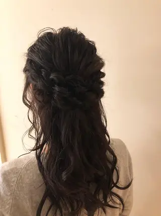 ロング ヘアアレンジ レイヤーカット✂️ 横浜No1♡下鳥翔子のヘアスタイル