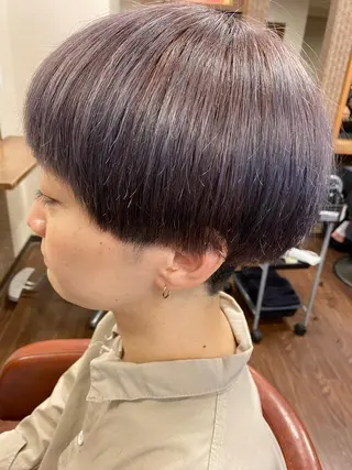 ショート カラー liL  hair サトウリョウタのヘアスタイル