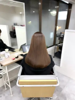 セミロング 水尻 佑奈のヘアスタイル