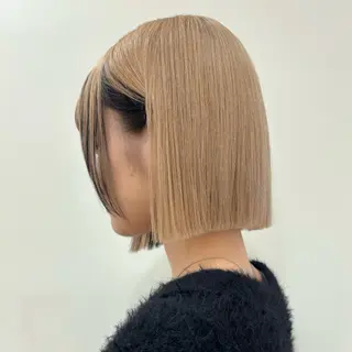 りな🪽カット /縮毛/透明感カラーのヘアスタイル