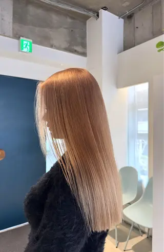 セミロング カラー 艶髪/ハイトーン💎 レイヤー/Reijiのヘアスタイル