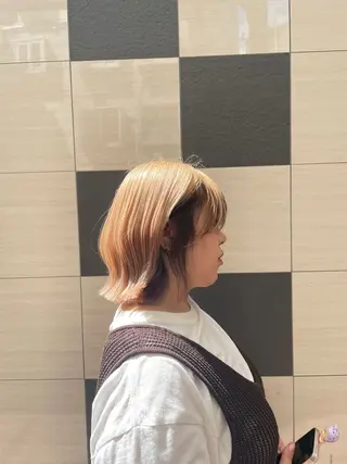 ミディアム たけうち みずきのヘアスタイル