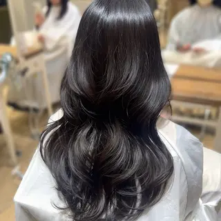 ロング 韓国Style🤎 ヤマウエ マリナのヘアスタイル