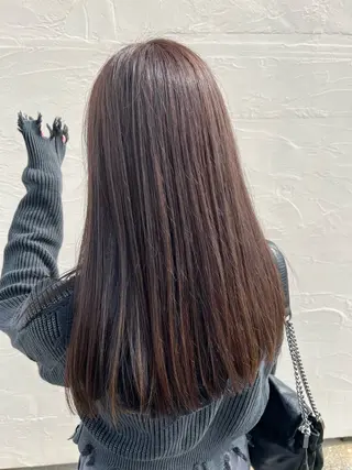 ロング カラー 田中 愛音のヘアスタイル