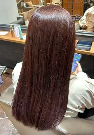 カラー 林 玲美のヘアスタイル