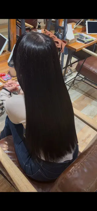 ロング カラー シールエクステ/まつ ぱ/レイヤー/はるかのマツエク・マツパデザイン