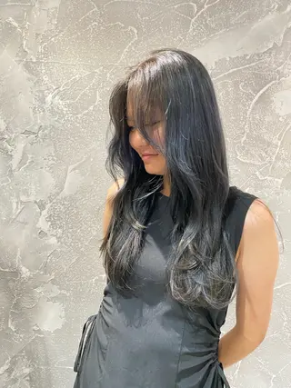 ロング カラー 石井 大空のヘアスタイル