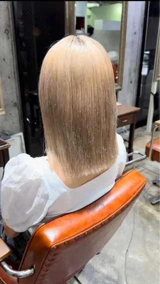 ミディアム 🔥コテ巻き風 ボブパーマ🔥のヘアスタイル