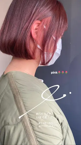 ショート カラー ダメージレスサロン✨ kayo🌱のヘアスタイル