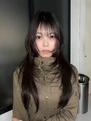 ロング 艶カラー🎀メンズ カットasunaのヘアスタイル