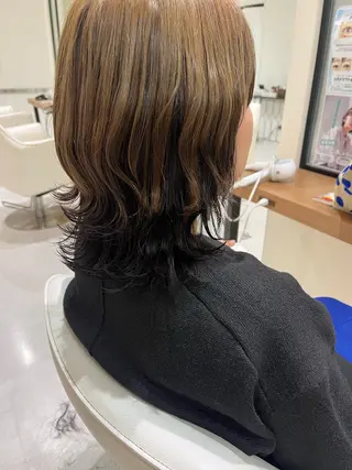 ミディアム 山内 優奈のヘアスタイル