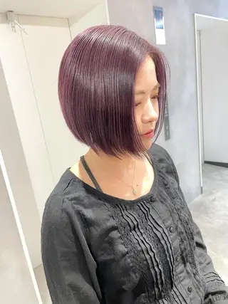 ショート カラー ハイトーン×レイヤー ／遠藤将太のヘアスタイル