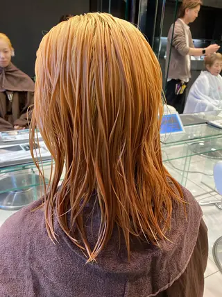 セミロング 田畑 福恵のヘアスタイル