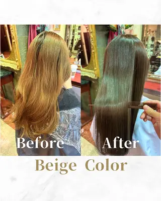 ロング カラー 【美髪矯正 /髪質改善】RINのヘアスタイル