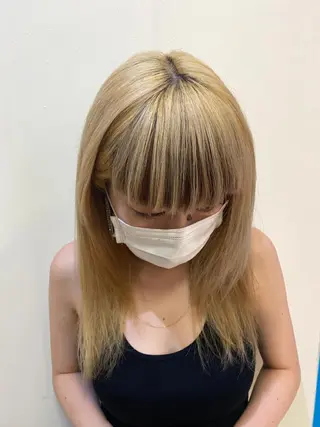セミロング カラー 美髪改善・レイヤー tadasuke⭐️のヘアスタイル