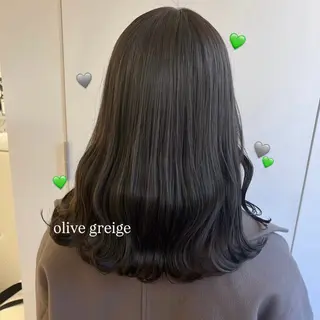 セミロング カラー Parve Mix 森 美遥🩶⛓️のヘアスタイル