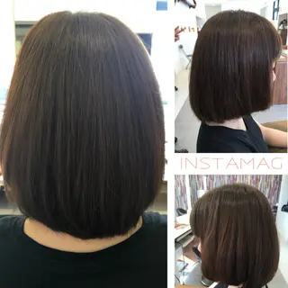 ショート ミディアム セミロング ロング カラー パーマ ヘアアレンジ メンズ キッズ ネイル マツエク・マツパ ひがし さゆりのヘアスタイル
