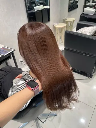 セミロング 内藤 藍夏のヘアスタイル