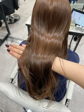 ロング 本厚木🪅パーマ 🪅カラー🪅Aoiのヘアスタイル