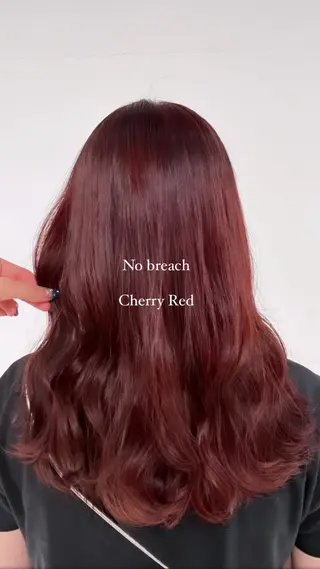 セミロング カラー ヘアアレンジ harua キュプレ/アイリストのマツエク・マツパデザイン