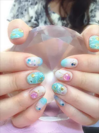 ネイル 🩵池袋heart nail🩵のネイルデザイン