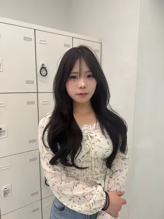 ロング カラー 韓国トレンドカット カラー🤍しゅうじのヘアスタイル