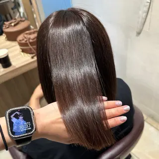 ミディアム パーマ メンズ 🦋髪質改善 今宮梨沙🦋のヘアスタイル