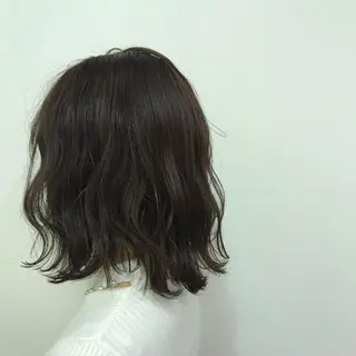 ショート ニュアンスパーマ/ レイヤー/茶屋町のヘアスタイル