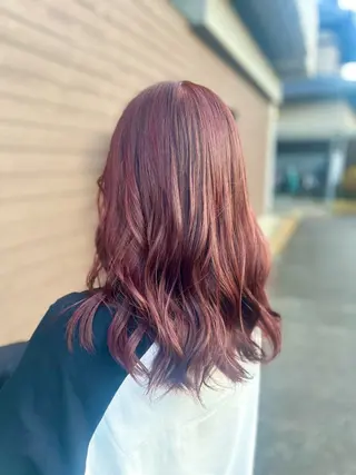 セミロング 🤍 minaのヘアスタイル