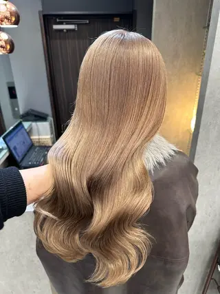 ロング カラー AYAKASA 暖色カラー/レイヤーのヘアスタイル