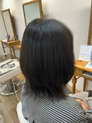 ミディアム カラー 麻生 湧雅のヘアスタイル