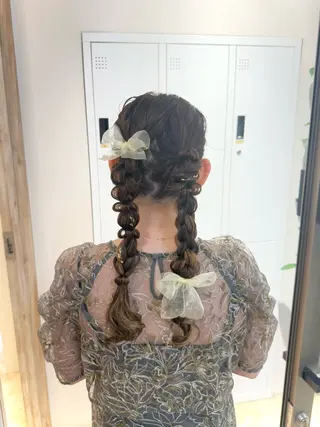 ヘアアレンジ 艶カラー/縮毛矯正/ アレンジ/akaneのヘアスタイル