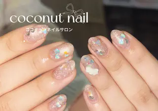ネイル 神田 ココナッツのネイルデザイン