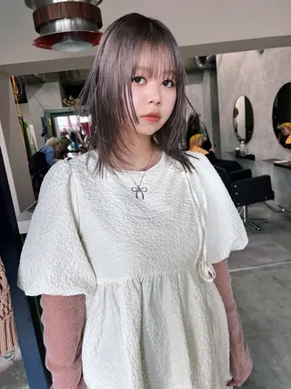 セミロング カラー 🧡色落ちまで2度 楽しめる🧡ヨシキのヘアスタイル