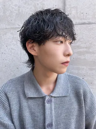 ショート カラー パーマ ヘアアレンジ メンズ メンズ特化酒井翔太 /メンズカット/名駅のヘアスタイル