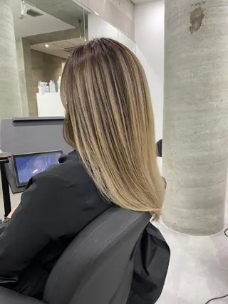セミロング カラー welring hair salonのヘアスタイル