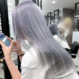 ロング カラー 梅田/韓国ヘア/ エクステ🤖ヒナのヘアスタイル