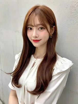 ロング カラー 名古屋/髪質改善/ 透明感SHIZUKAのヘアスタイル