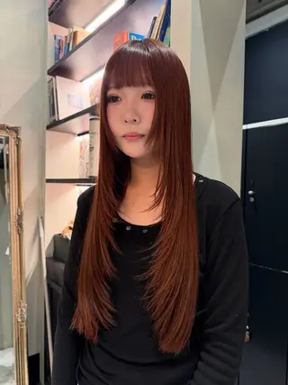 ロング み うのヘアスタイル