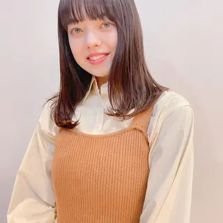 ロング ボブ/ミディアム 親しみやすさ/さくらのヘアスタイル