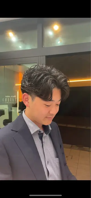 パーマ メンズ fifth 菅崎愛斗のヘアスタイル