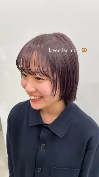 ショート カラー 赤み消し×透明感 /🌙suwa🌙のヘアスタイル