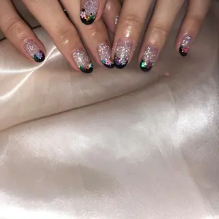 ネイル パラあり！フィルイン 美フォルムのネイルデザイン