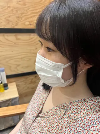 ロング カラー パーマ ヘアアレンジ メンズ キッズ ネイル アイブロウ 久木原 ゆりのヘアスタイル