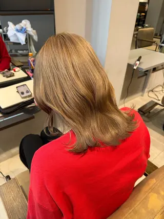 ミディアム カラー 富原崇太/高畑/中川 /透明感カラーのヘアスタイル