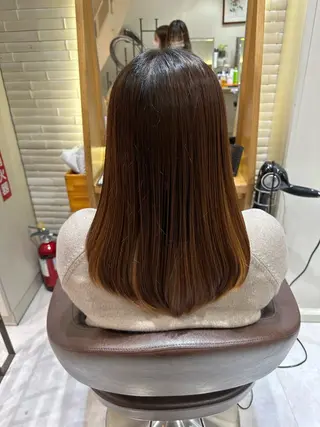 ロング 美髪矯正/渡辺 りんのヘアスタイル