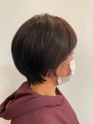 ショート カラー ショート ボブ✂︎ 髙梨  遥のヘアスタイル