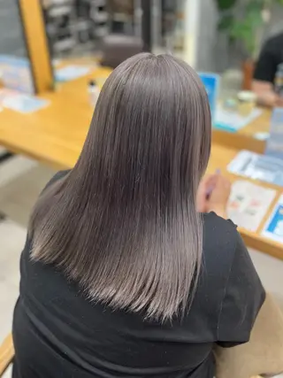 ロング カラー 🩵さき🤍 可愛いを叶える美容師のヘアスタイル