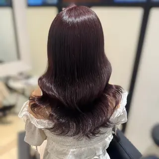 セミロング カラー ブリーチなしカラー kana🐱のヘアスタイル